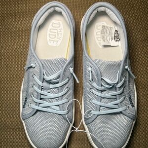 Hey Dude Women’s Cody W Blue Comfort Slip-On Sneakers Size 8W Casual Shoes
